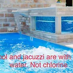 Luxury David With A Private Boat, Heated Pool, Jacuzzi And Sauna Villa